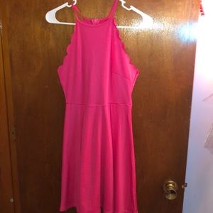 Scalloped Dress - Pink / Size M